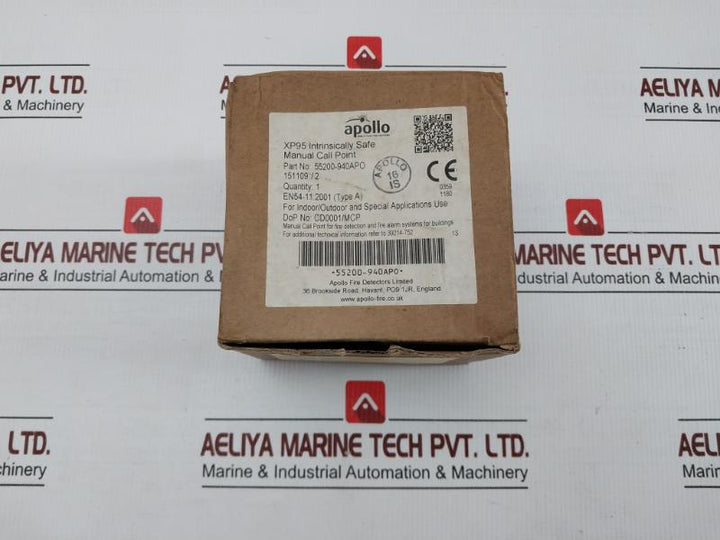 55200-940Apo Safe Manual Call Point 14-22V Dc Apollo