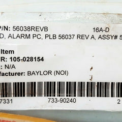 Baylor 56037 Rev.A Printed Circuit Board 56038 Rev B - Aeliya Marine Tech