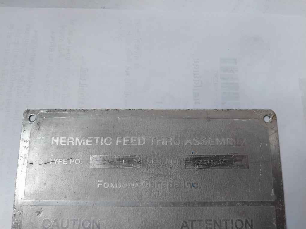 Foxboro 5726-10 Cable Set For Hermetic Feed Thru Assembly
