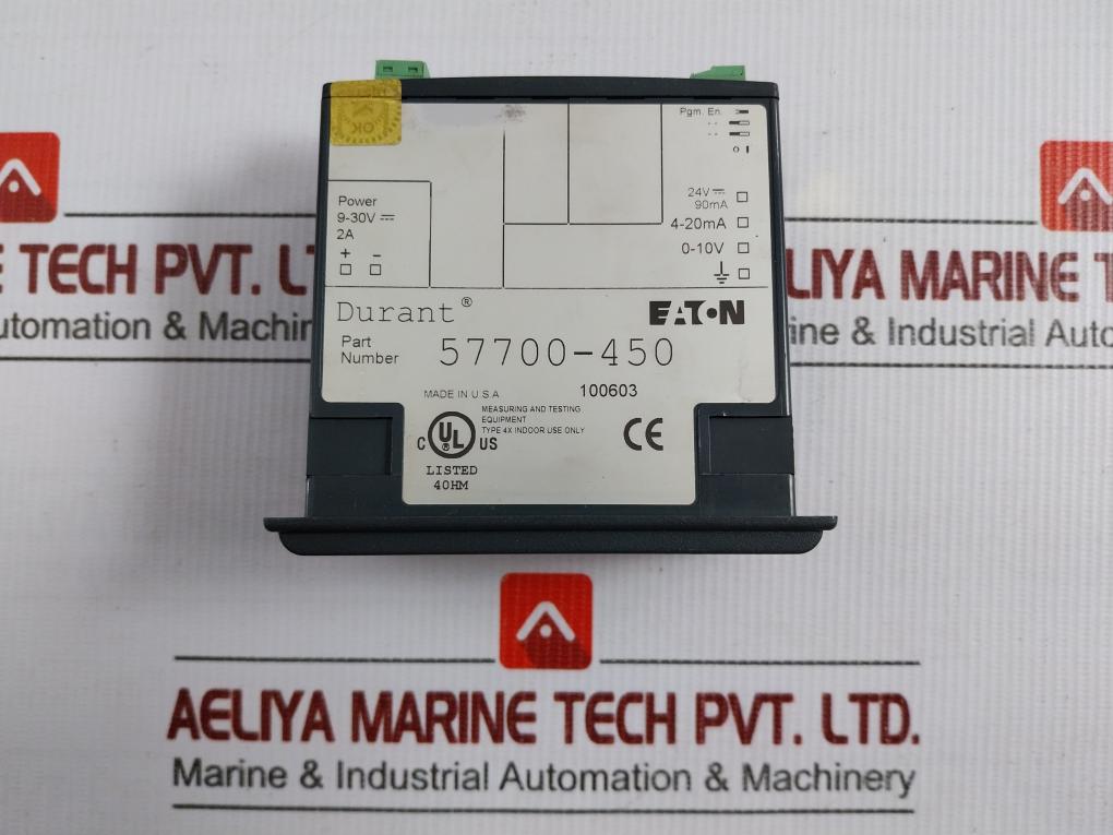 57700-450 Digital Panel Meter Eaton 9-30V-2A