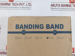 5/8” Inch Banding Strap Galvanized Carbon Steel