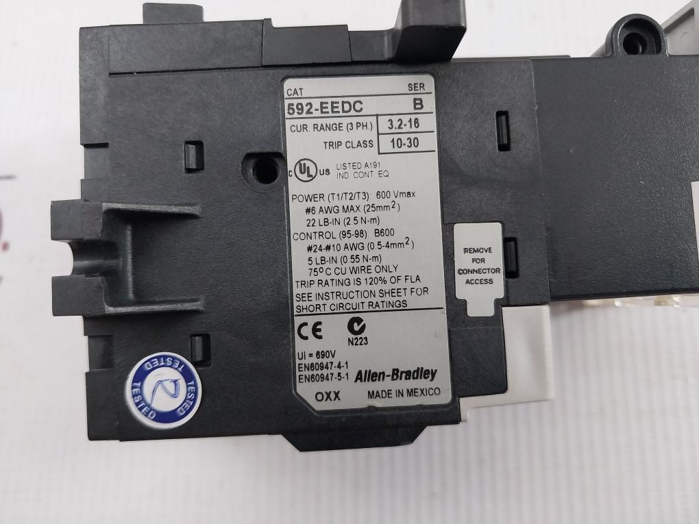 592-eedc Solid State Overload Relay 690V Series B E1 Plus Allen-bradley
