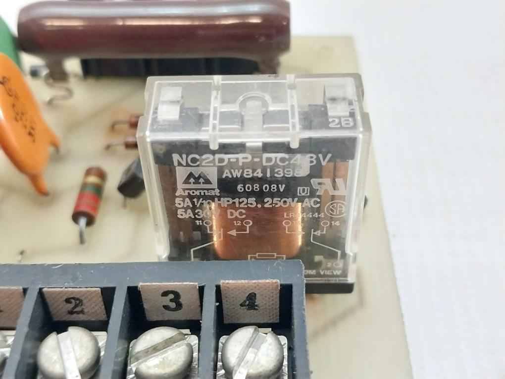 5A 1/10Hp 125, 250V Ac Relay Circuit Board Aromat