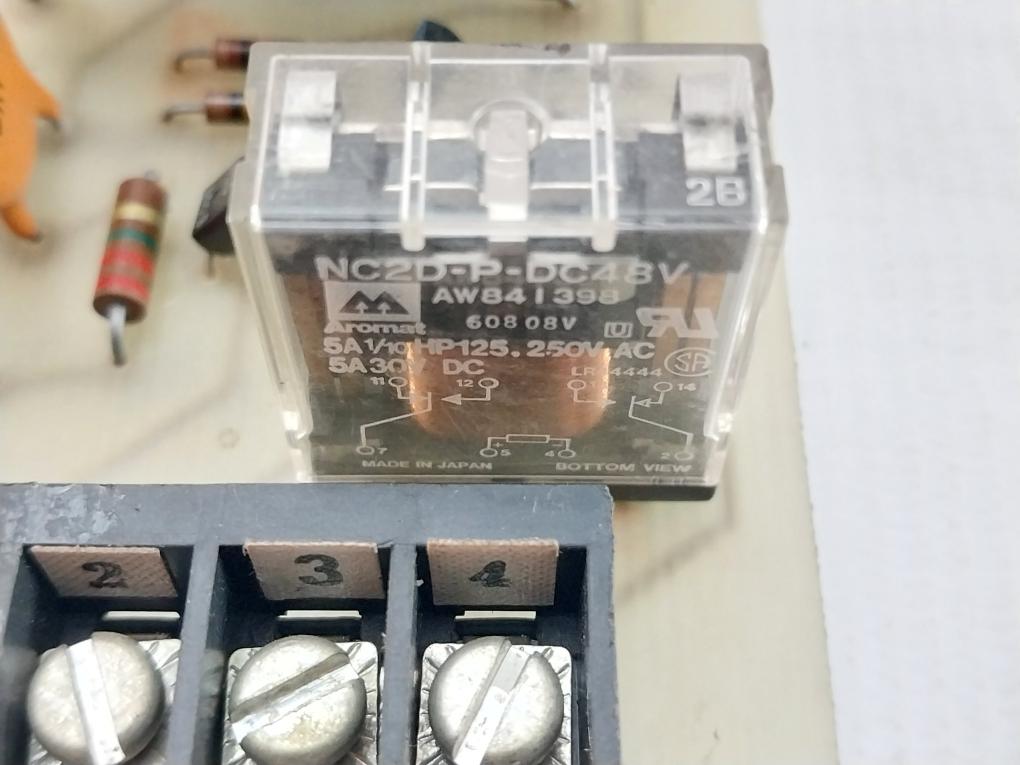 5A 1/10Hp 125, 250V Ac Relay Circuit Board Aromat