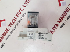 Schneider Electric 784Xdxm4L-24D Power Relay W/ Magnecraft 70-784D14-1 Soket