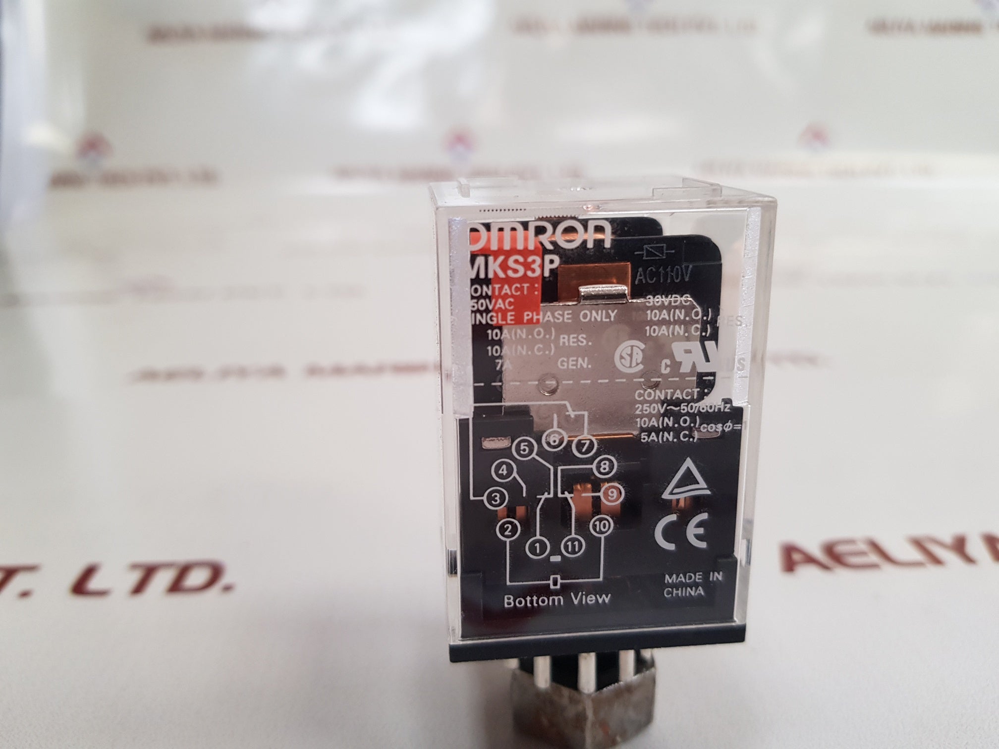 Omron MKS3P Relay 10A 250V~ 50/60Hz
