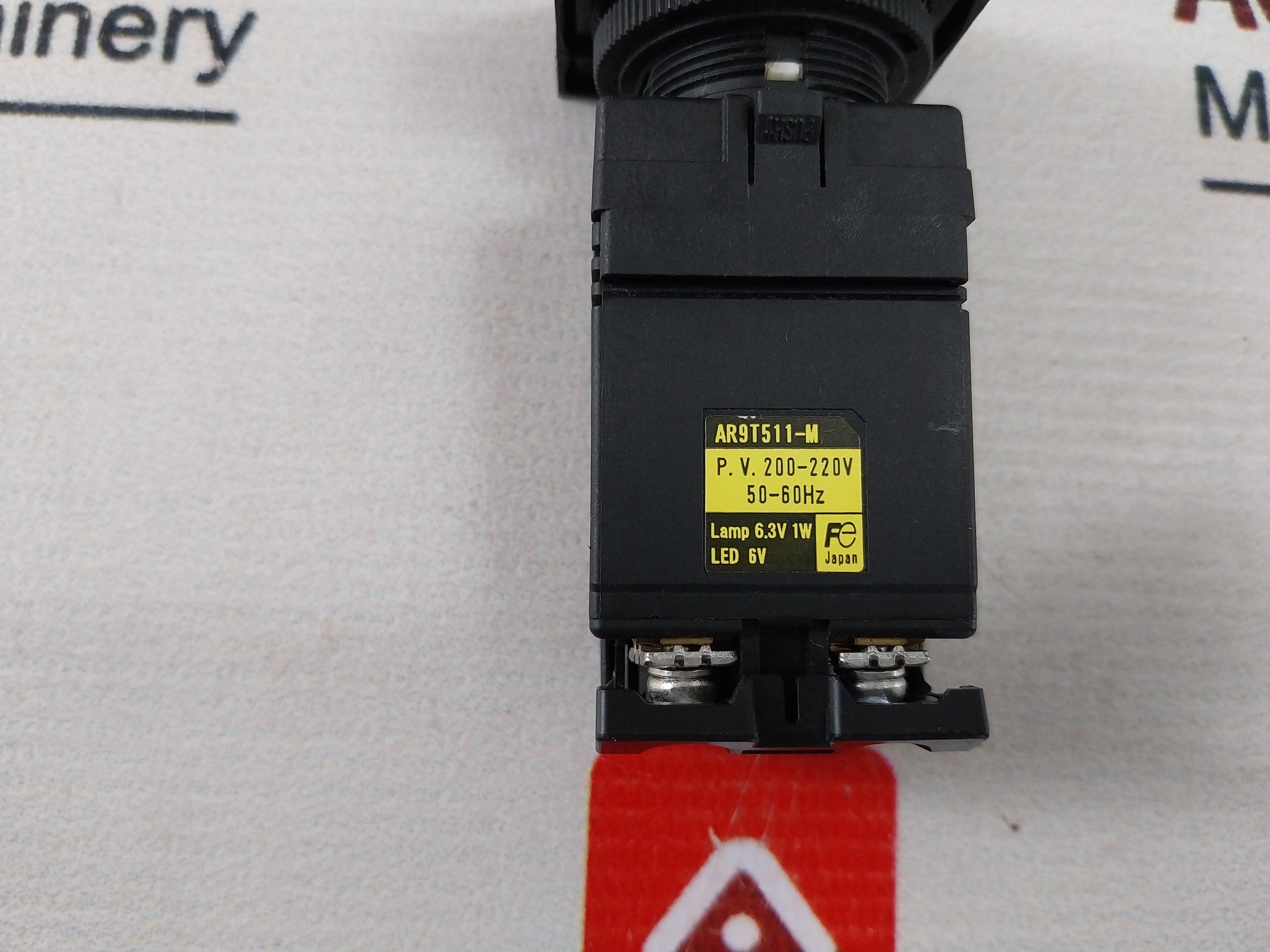 Fuji Electric Ar9T511-m White Clear Indicator Pilot Light Ac440V