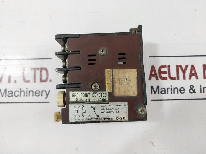 Toshiba R-20 Overload Relay 3A Ac 600V