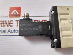 Rexroth R 422 000 047 Pneumatic Directional Control Valve 24V Dc 2.2 W 10 Bar