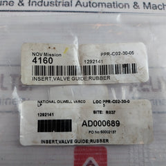 National Oilwell Varco 1292141 Insert Valve Guide Rubber 4160