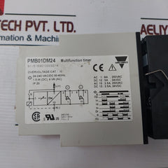 Carlo Gavazzi Pmb01Dm24 Multifunction Timer 24-240 Vac/Dc 50-60Hz With Base