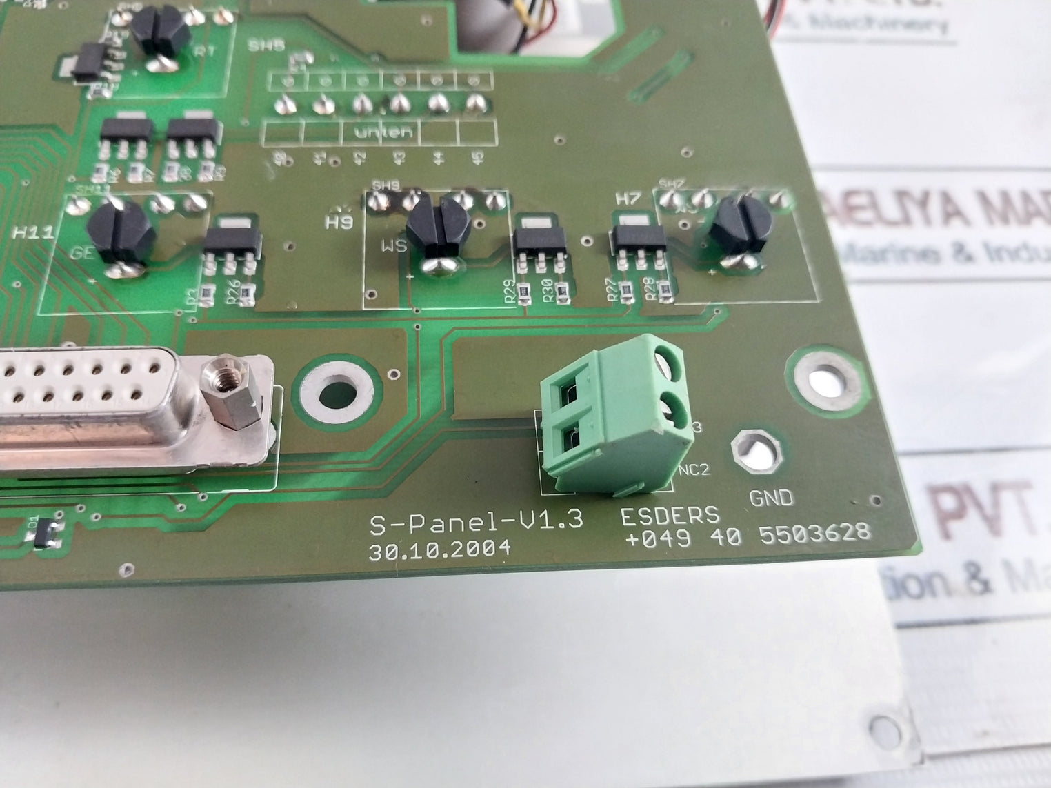 B+V Industrietechnik Simplex Compact Fin Stabiliser Control S-panel V1.3