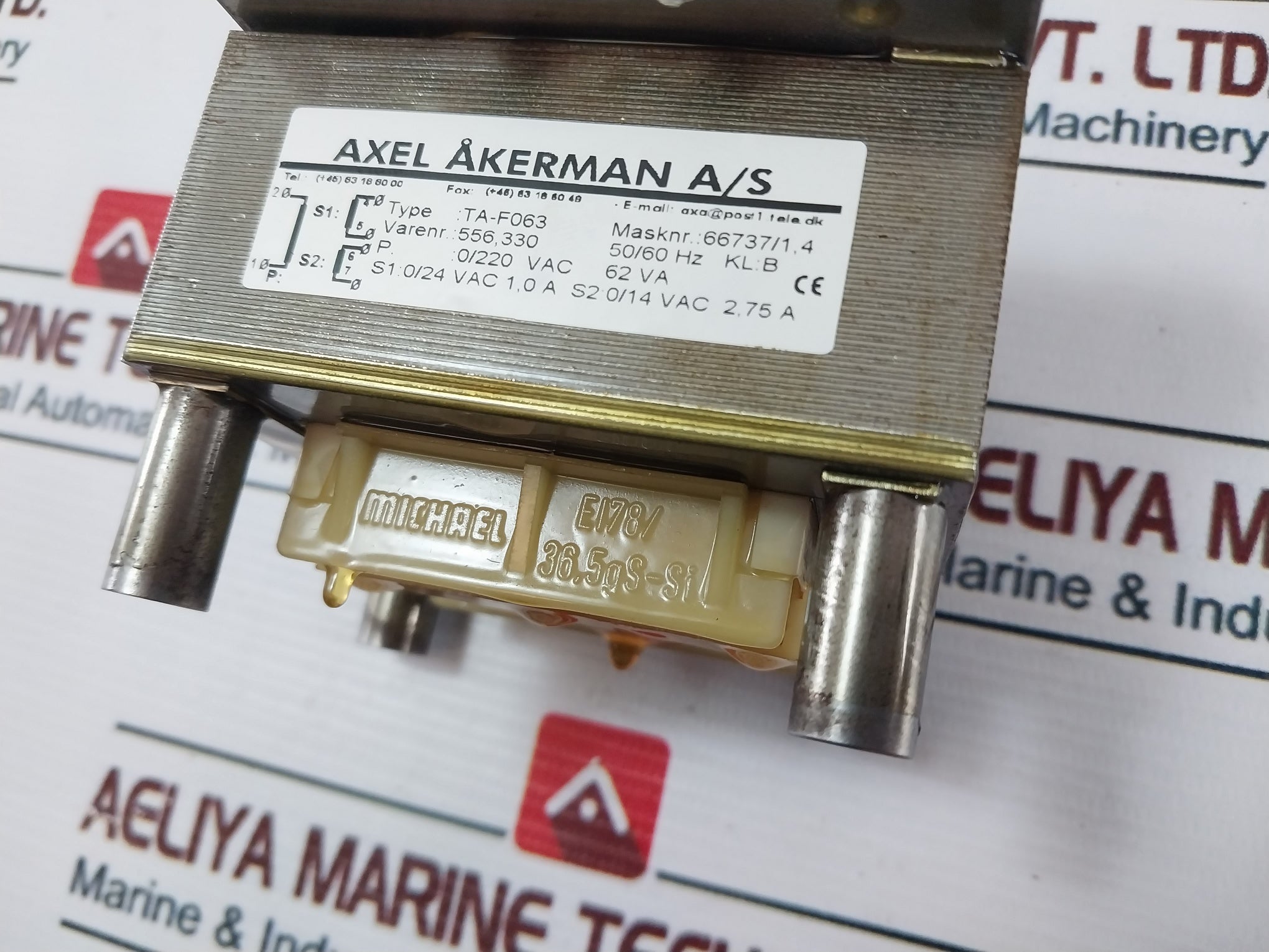 Axel Akerman Ta-f063 Transformer 0/220 Vac 62 Va