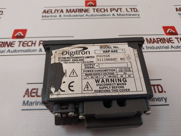 Digitron Vap445 Pressure Indicator P445Sr