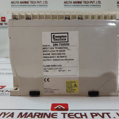 Crompton 256-twmw Watt Transducer 300-0-3000 Kw