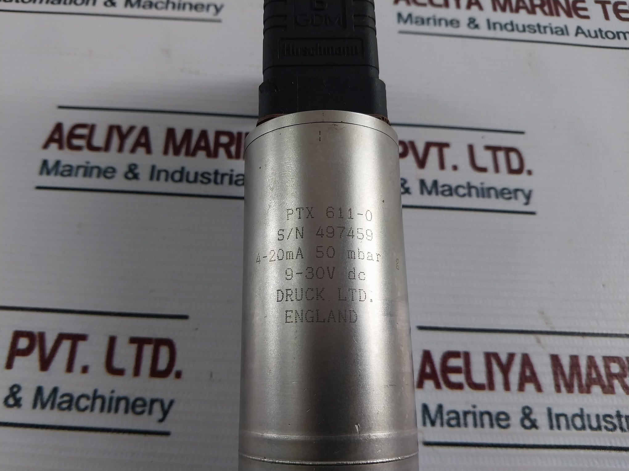 Druck Ptx 611-0 Pressure Transmitter 9-30Vdc 50 Mbar 4-20Ma