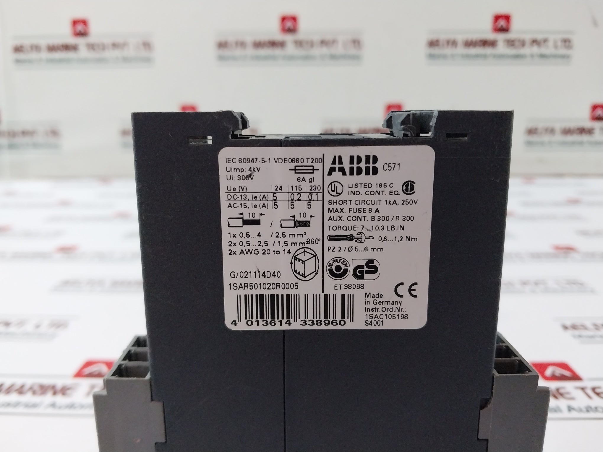 Abb C571 Safety Relay 1Sar501020R0005 230Vac