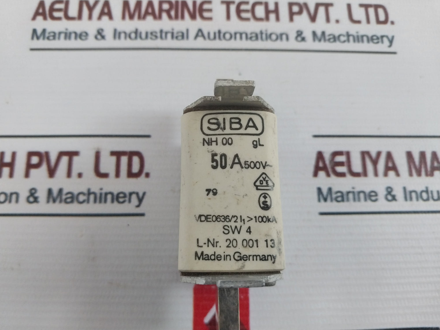 Siba 20 001 13 Fuse Nh 00 Gl, 50A 500V