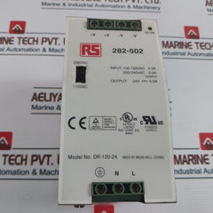 Mean Well/Rs 282-502 Power Supply Dr-120-24, 240Vac 50/60Hz