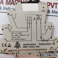 Weidmuller Mrs 24Vdc 1Co Relay 8533640000
