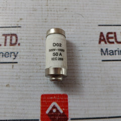 Lot Of 4X D02 500V~100Ka Fuse Link 50A