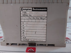 Crompton 256-patu Protector Trip Relay 0-20S Rev W 60Hz