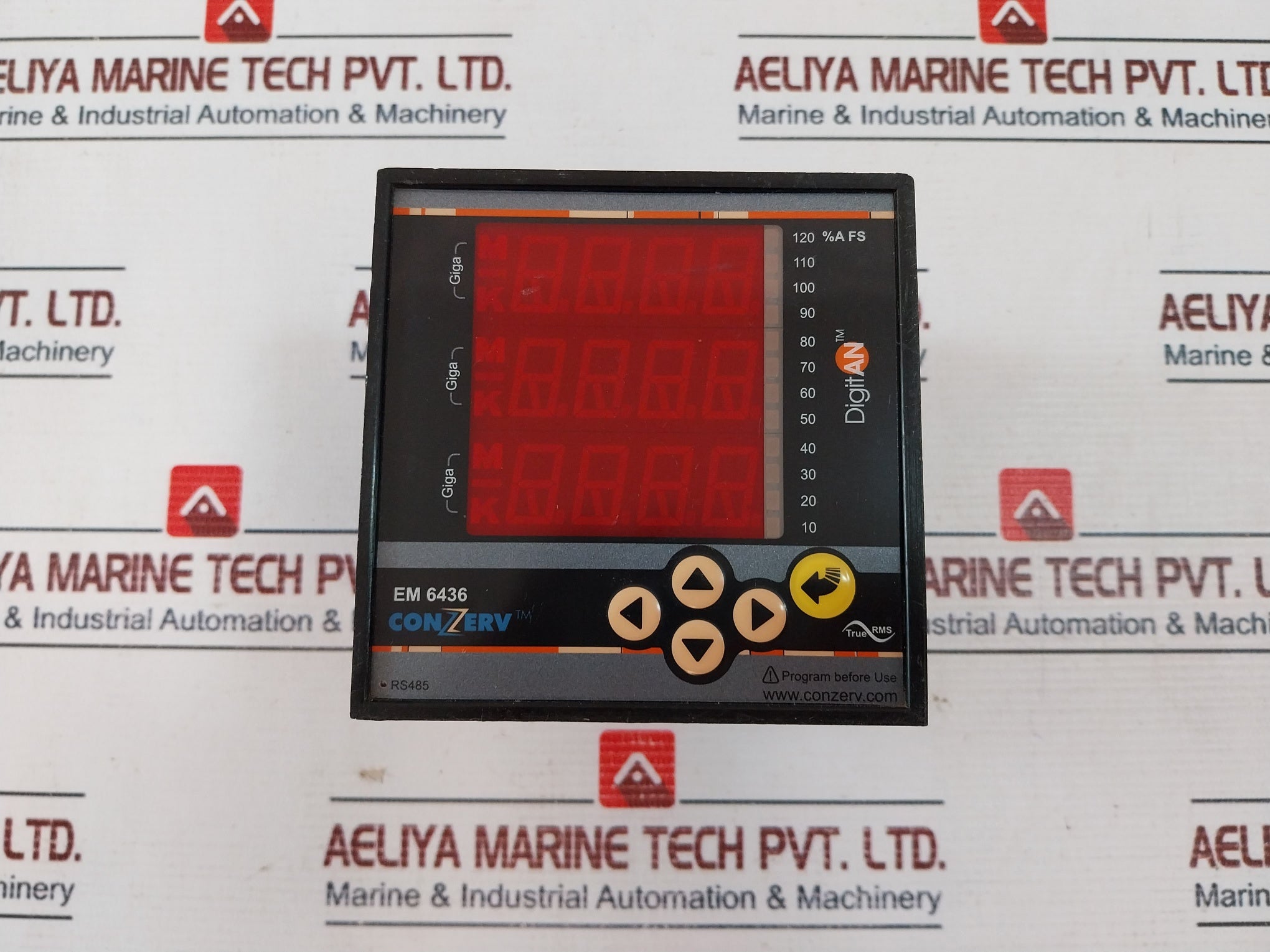 Conzerv Em 6436 Dual Source Energy Meter