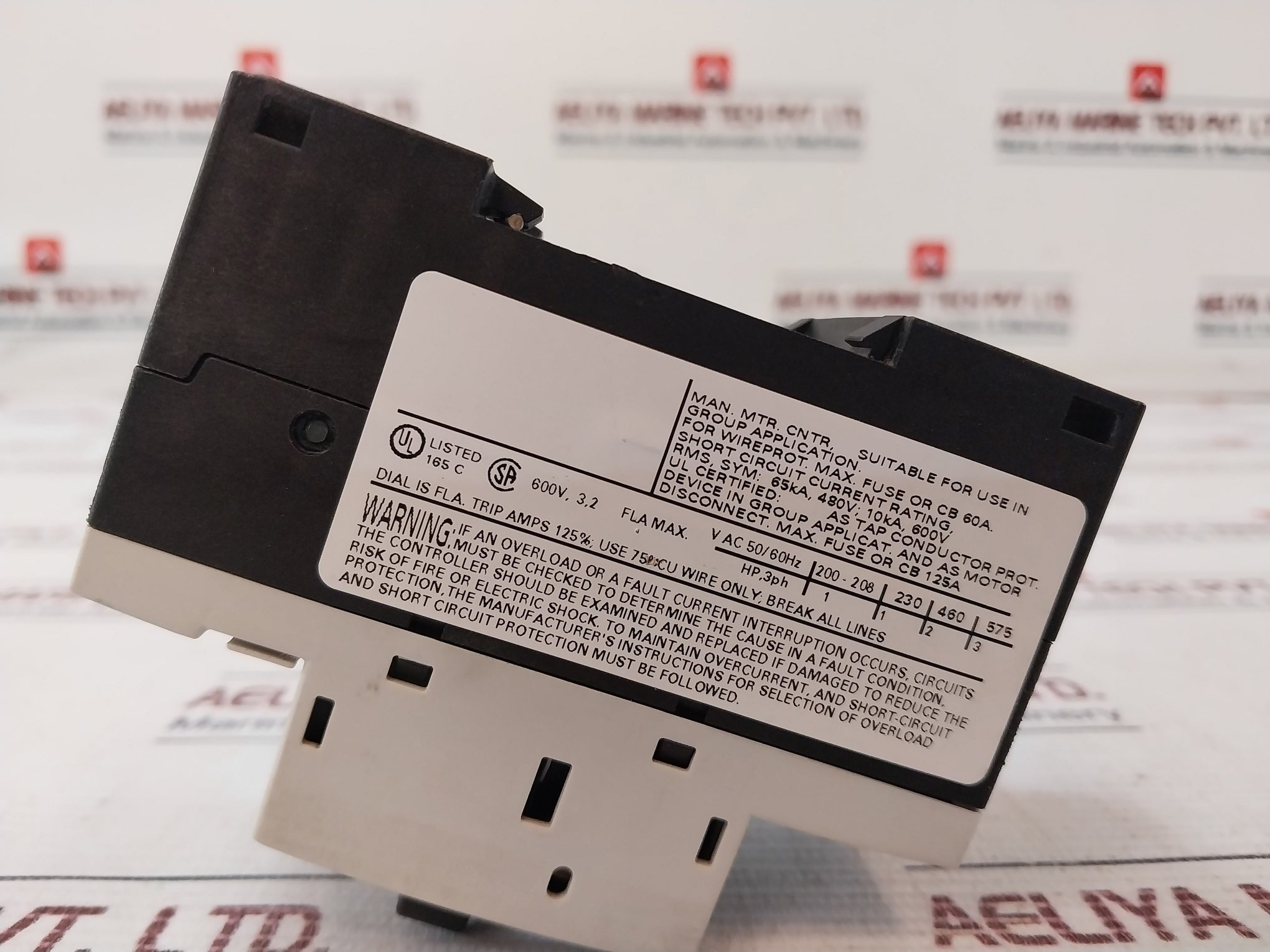 Siemens 3Rv1011-1Da10 Motor Protection Circuit Breaker 6Kv