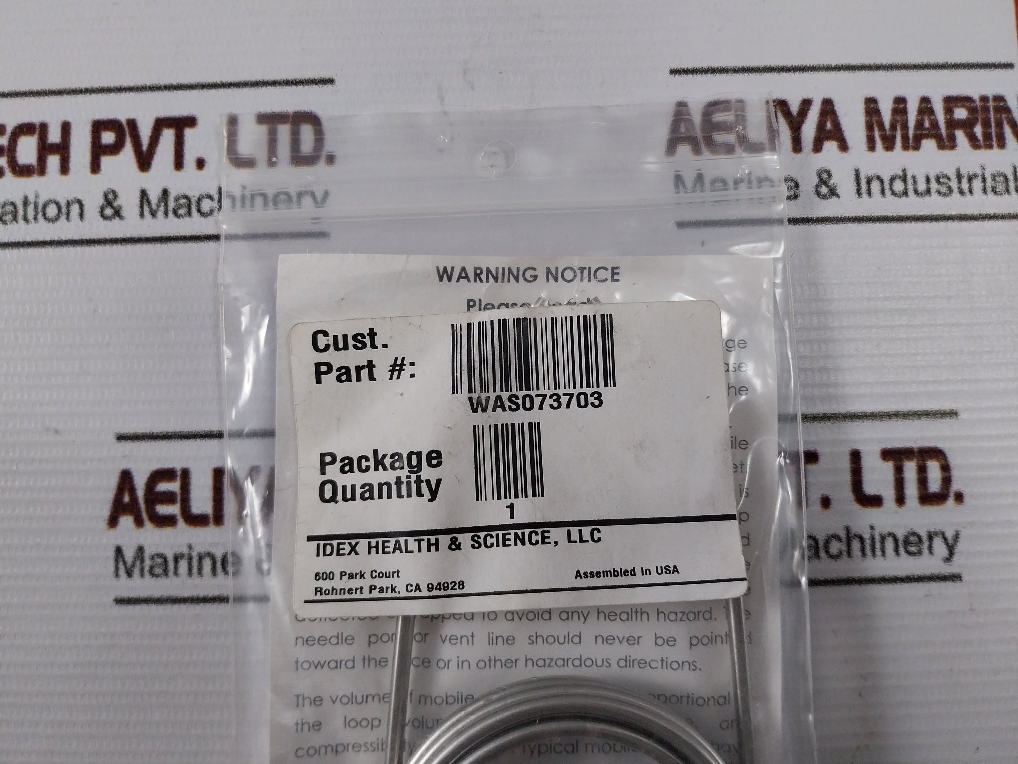 Waters Was073703 5Ml Sample Loop