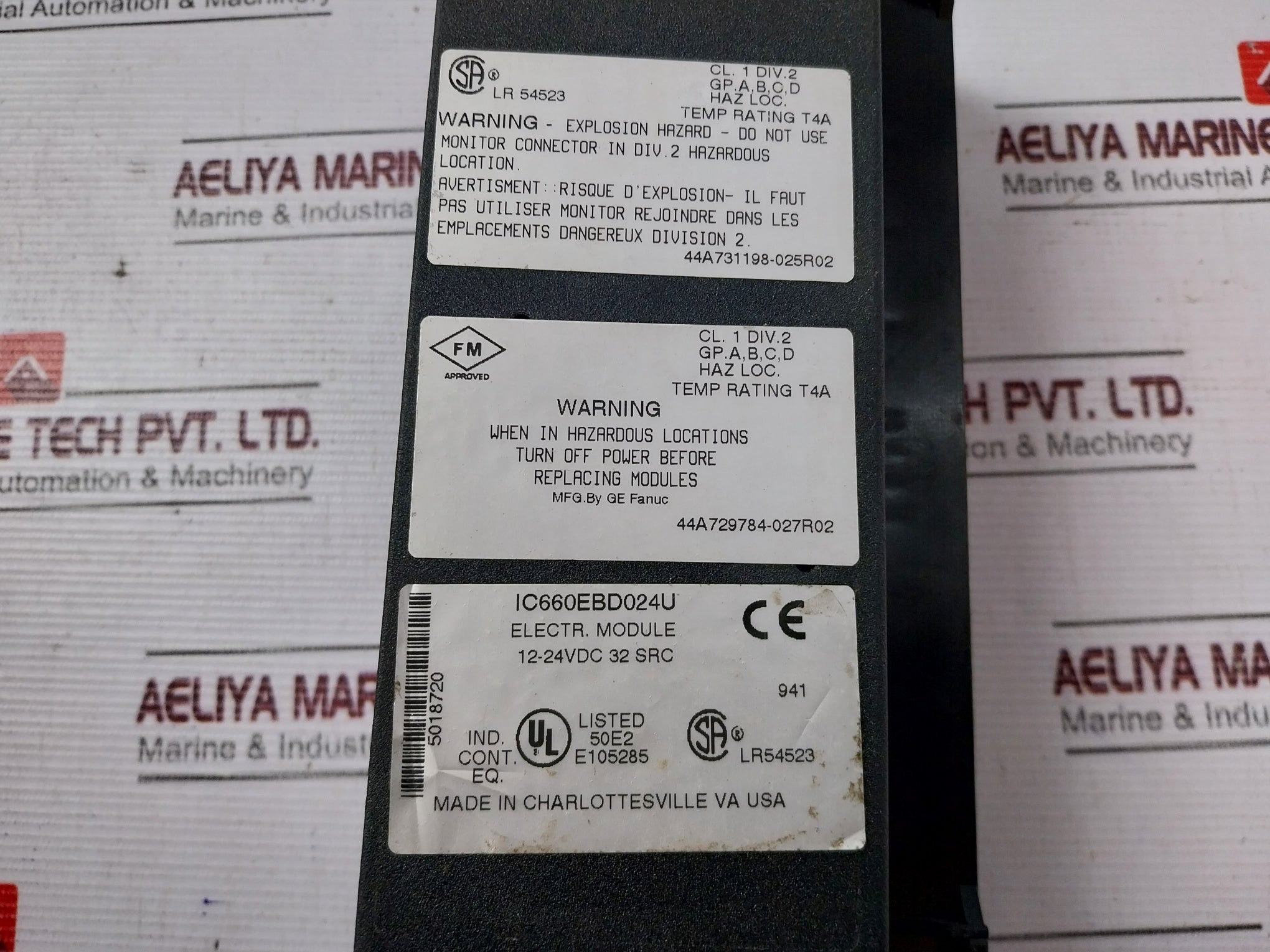 Ge Fanuc IC660BBD024 Genius I/O Module 12/24VDC