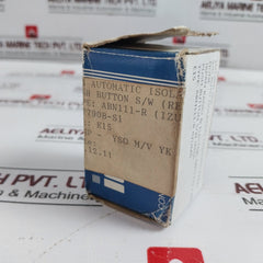Idec Abn111-r Push Button Switch 41-10650 Ac125V 5A Ac300V 3A