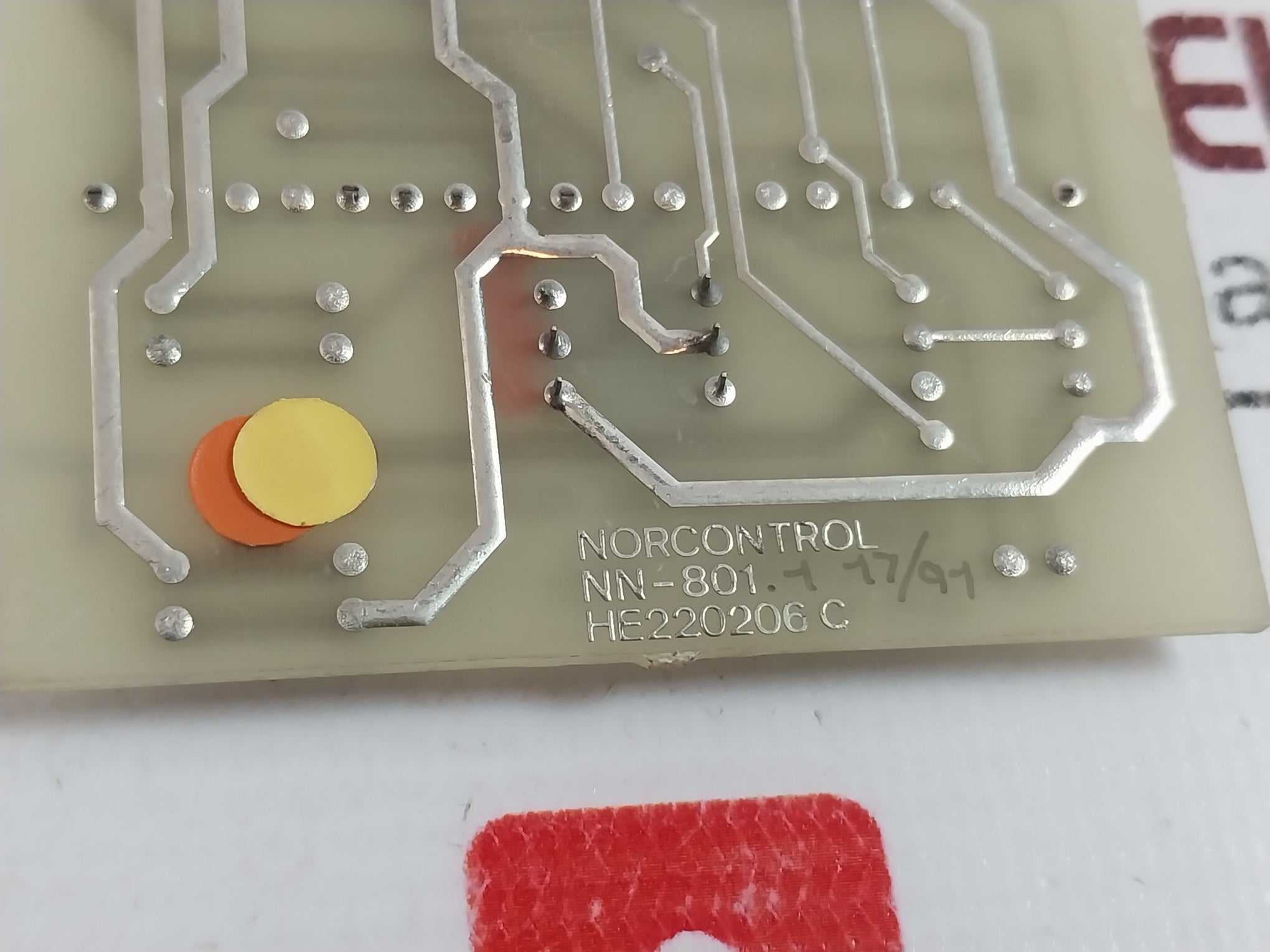Norcontrol Nn-801 Digital In/Output Adaptor Board He220206 C 94V-0