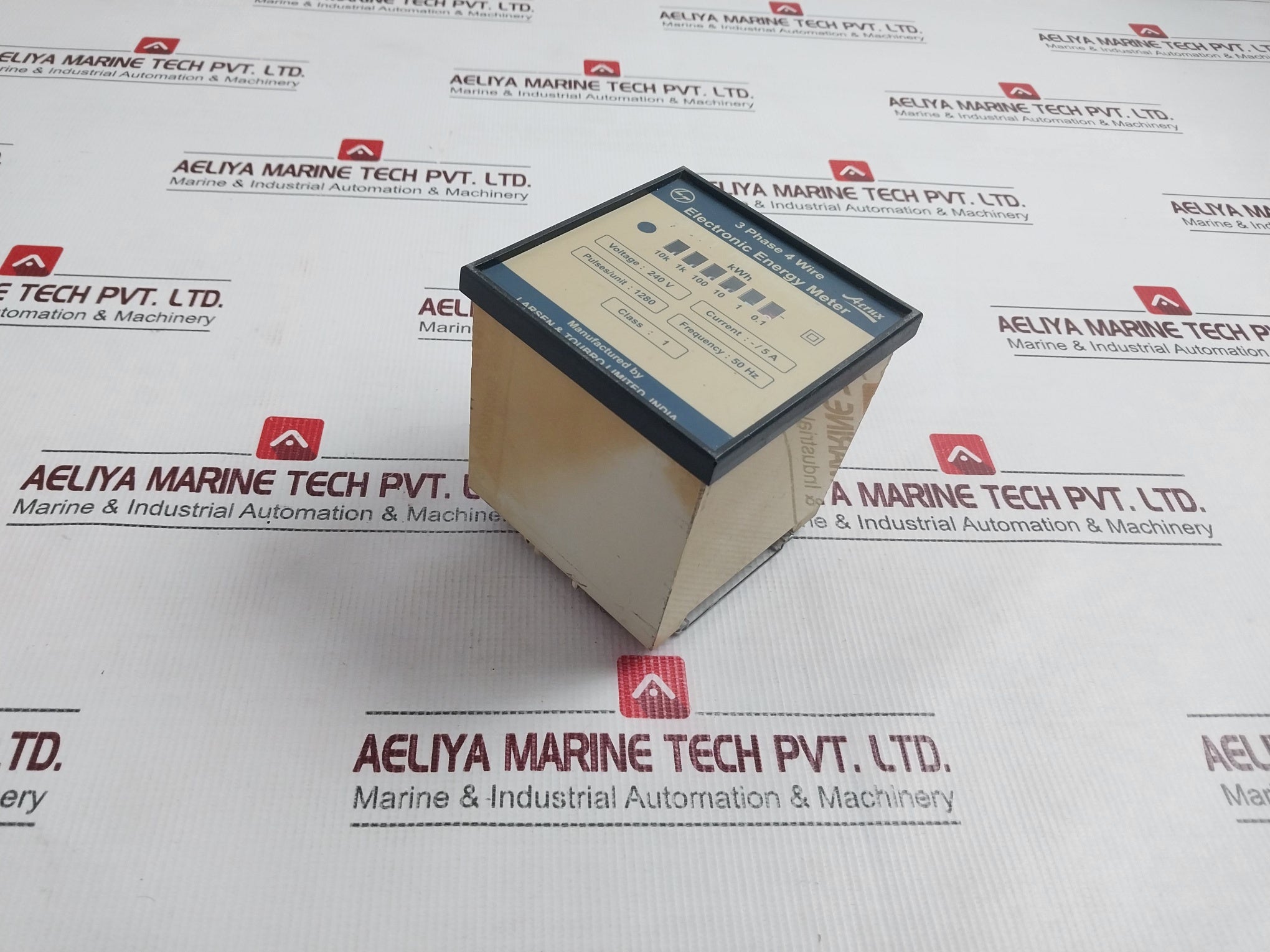 Larsen & Toubro 3 Phase 4 Wire Electronic Energy Meter 240V 5A 50Hz