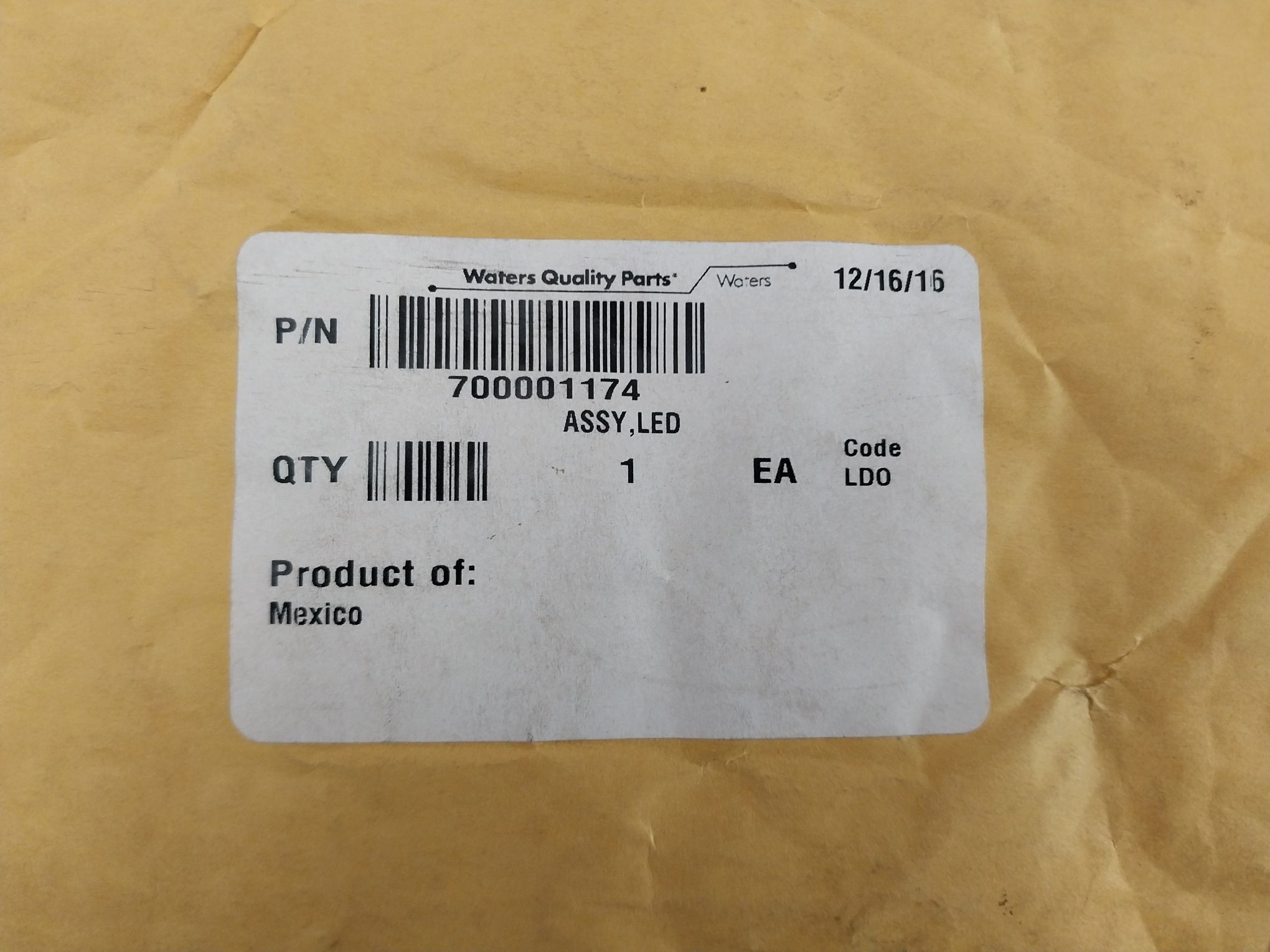 Waters 700001174 Led Assembly