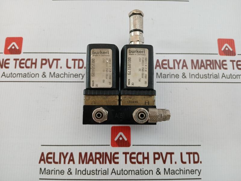 6013 A 2,0 Fkm Ms Burkert Direct-acting Solenoid Valve 24Vdc 5W