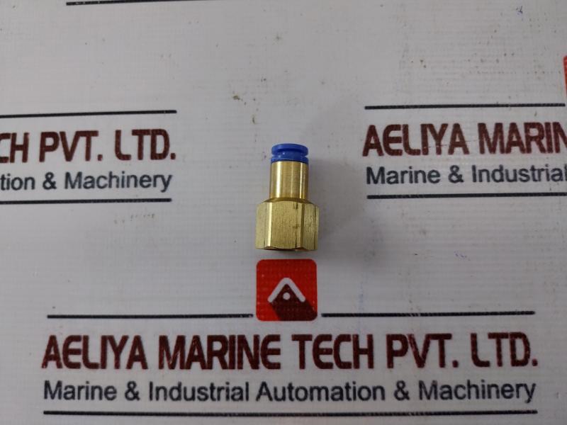 6071652 Tube Straight Union Female Adapter Connector 1/4bspt-6mm