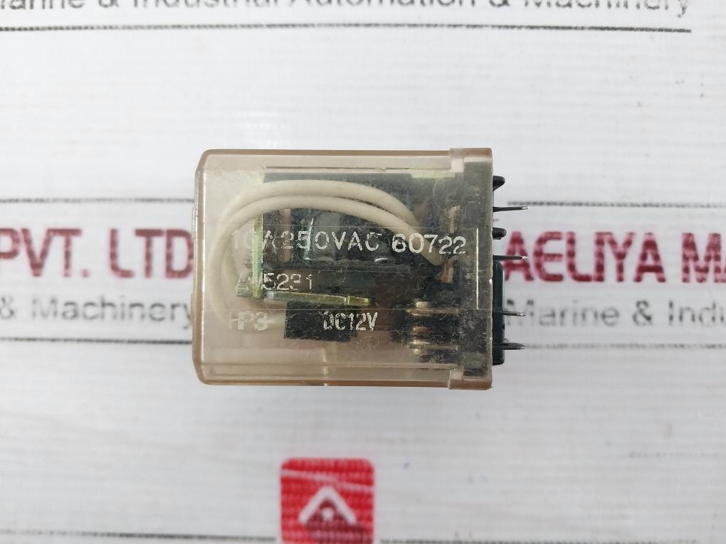 60722 10A 250Vac General Purpose Plug In Relay Hp3- Dc12V