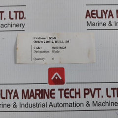 615X625X78 Rotatory Vacuum Pump 045378625 Blade Type B