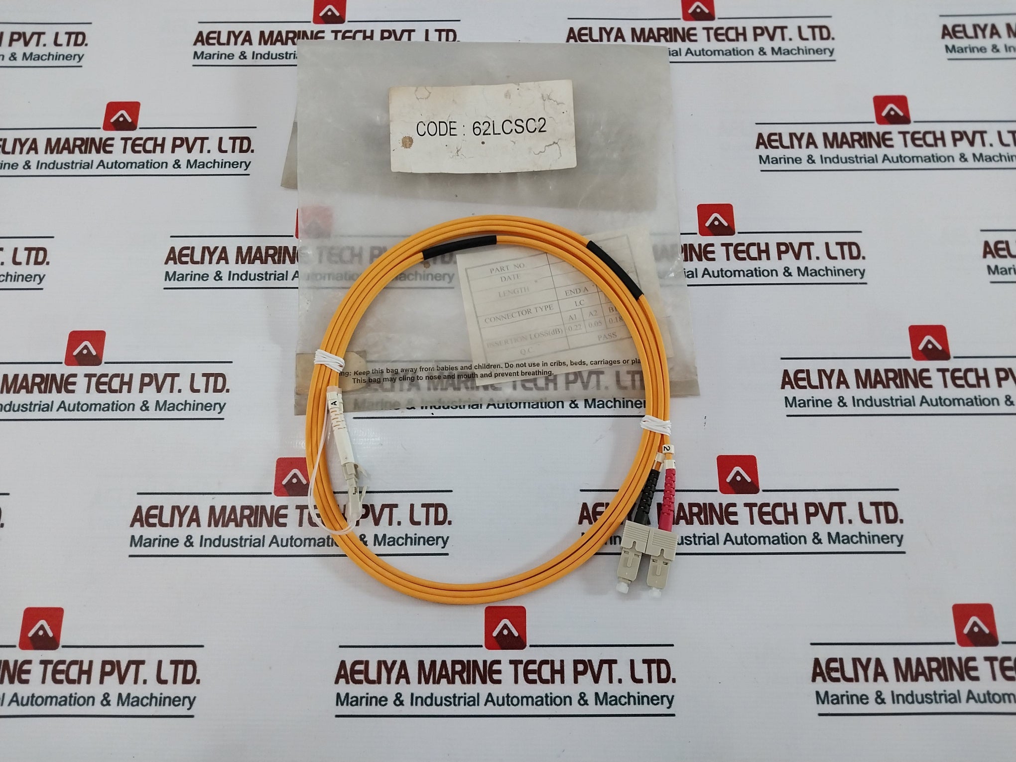 62Lcsc2 2M Fiber Optic Cable