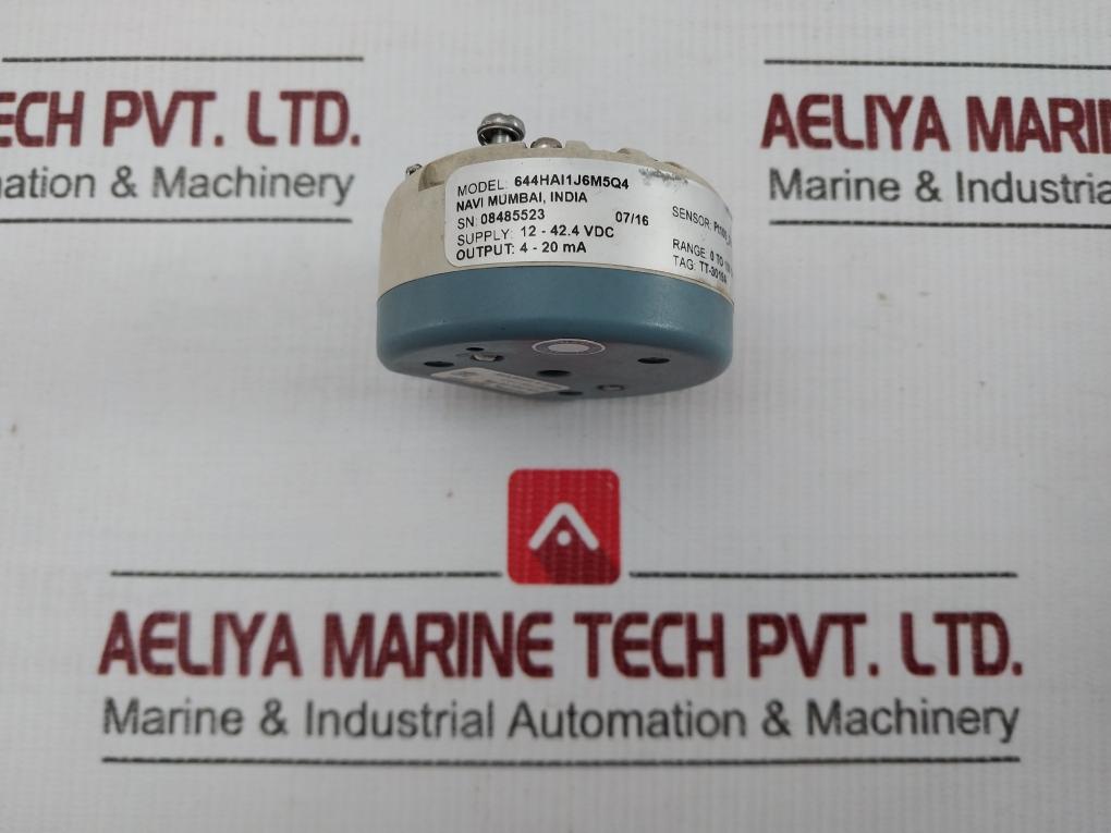 644Hai1J6M5Q4 Rosemount Temperature Transmitter 12-42.4 Vdc