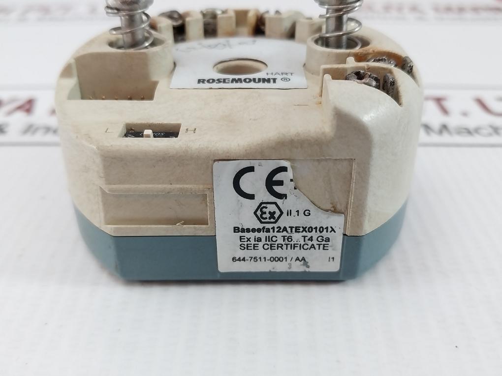 644Hai1J6M5Q4 Rosemount Temperature Transmitter 12-42.4 Vdc