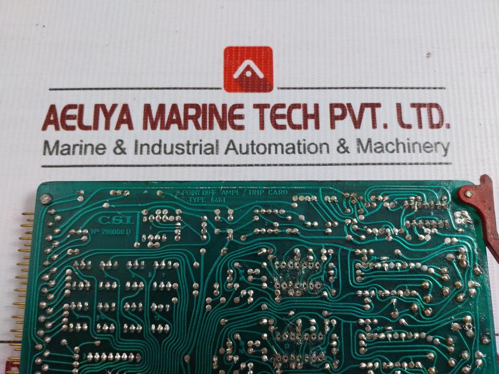 6461 8 Point Diff.Ampl./Trip Pcb Card 4-20 Ma C.S.I.