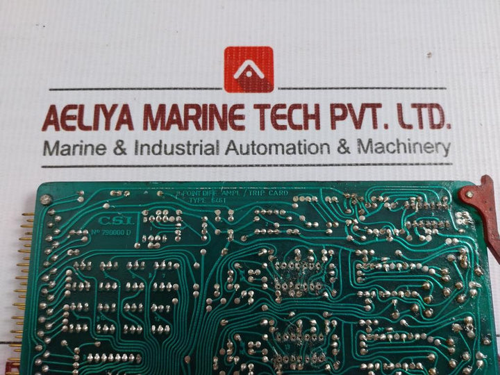 6461 8 Point Diff.Ampl./Trip Pcb Card 4-20 Ma C.S.I.