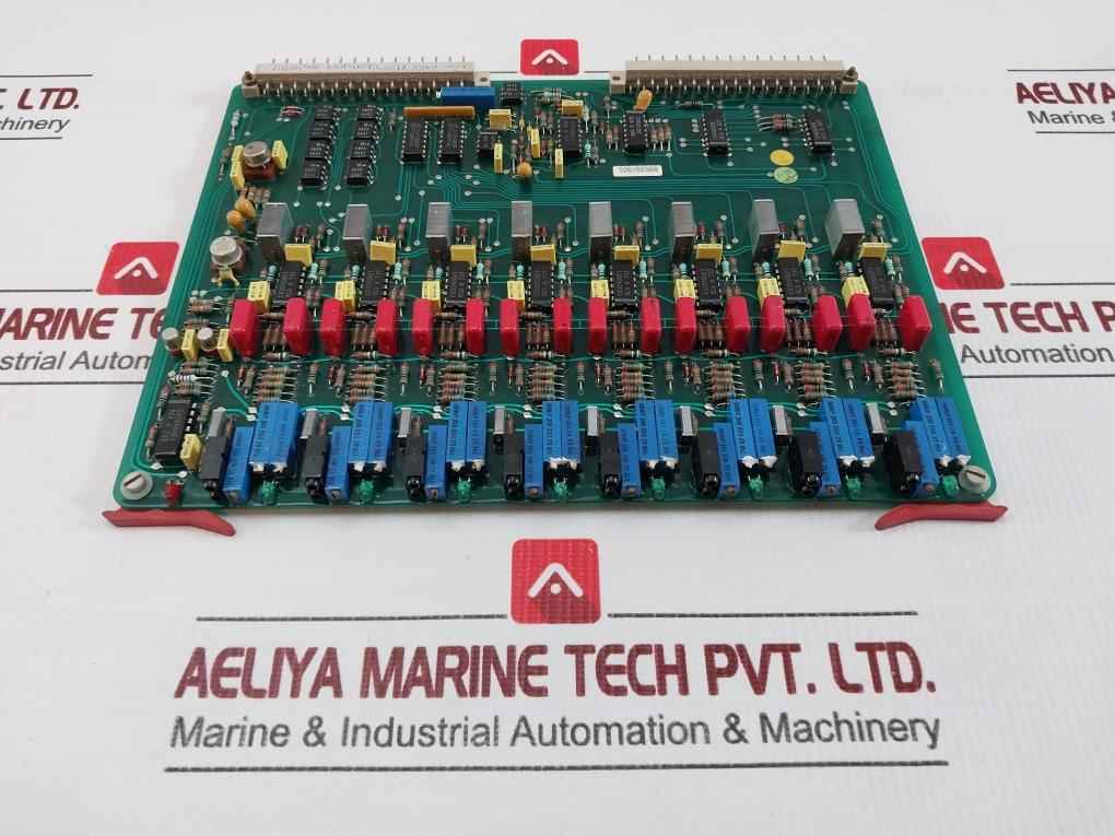 6465 8 Point Pt100 Ampl./Trip. Printed Circuit Board C.S.I. 150°C