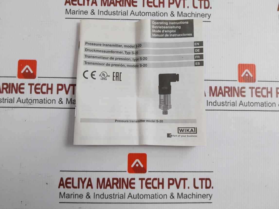65898583 Pressure Transmitter Power Supply - 8-35 V Max. 25 Ma Wika