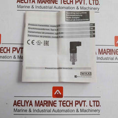 65898583 Pressure Transmitter Power Supply - 8-35 V Max. 25 Ma Wika