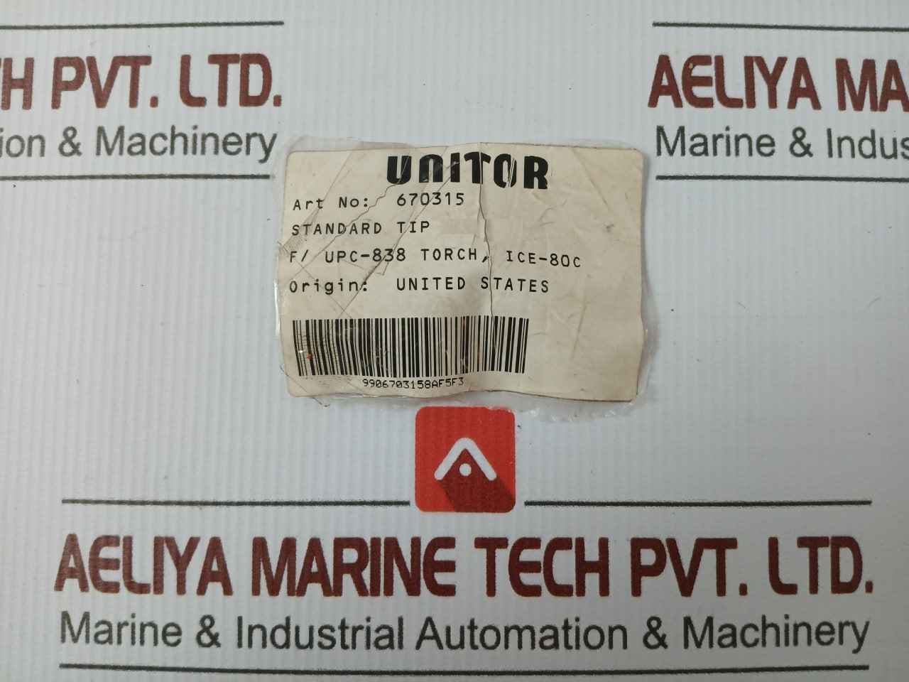 670315  Plasma Cutting Nozzle Unitor