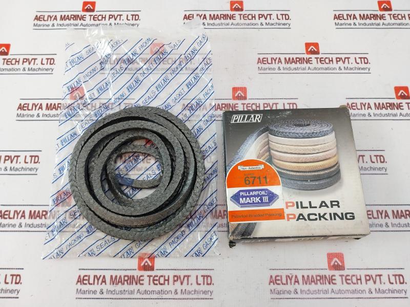 6711 Pillarfoil Braided Packing Gasket 8.0 Mm