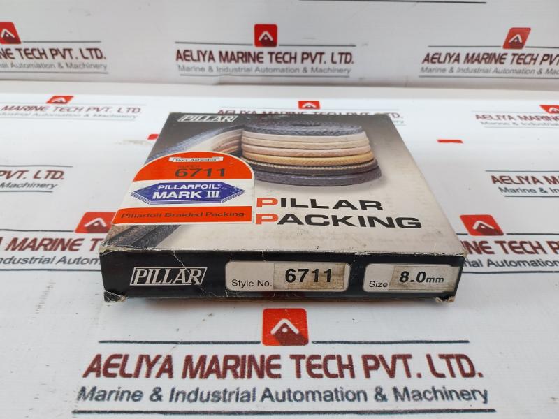 6711 Pillarfoil Braided Packing Gasket 8.0 Mm