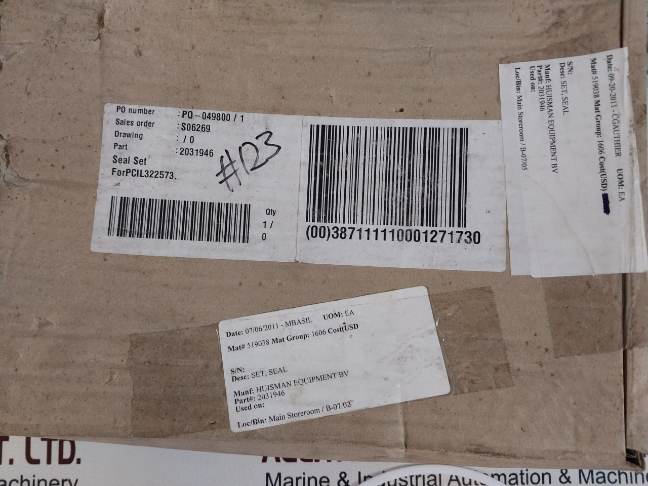 Huisman 2031946 Seal Set